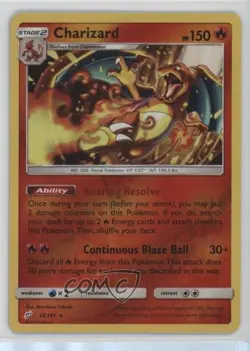 Charizard Reverse Foil Pokemon Sun & Moon Team Up #14 - Image 1