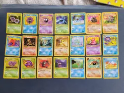 Complete Set Of 32 Uncommon & Common 1999 Fossil Set Pokemon Cards Unlimited - Image 4