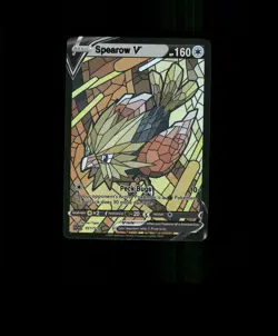 Fan-ART READ DESCRIPTION BELOW HOLO Spearow Card Stained Glass Pokemon Card p1 - Image 1