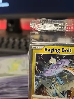 SEALED Raging Bolt 111/142 STAMPED Stellar Crown Pokemon TCG (MINT) - Image 3