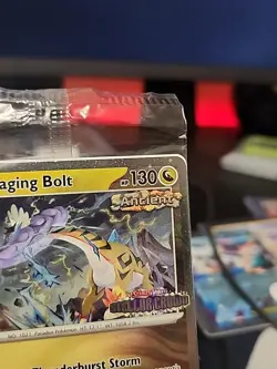 SEALED Raging Bolt 111/142 STAMPED Stellar Crown Pokemon TCG (MINT) - Image 4