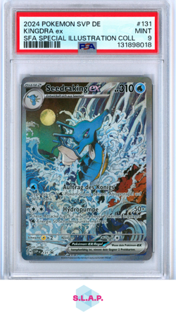 KINGDRA EX SFA SPECI4L ILL COLL POKEMON GER SVP DE-SV BL STR PRM 2024 131 PSA 9 - Image 1