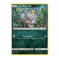 Pokemon TCG - Alolan Meowth 8/12 - McDonald's Collection 2017 - Holo - Image 3