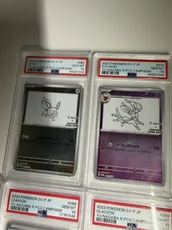 Yu Nagaba Complete Set PSA 10 All 10 Cards Eeveelutions Pikachu Pokemon Promo - Image 4