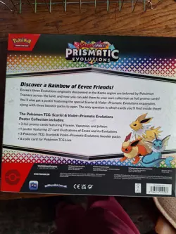 Lot Of 2 Pokemon Prismatic Evolutions Mega Kangaskhan EX Poster Collection Box - Image 4