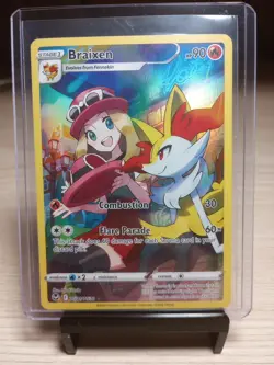 Pokemon TCG Braixen TG01/TG30 Ultra Rare SWSH12: Silver Tempest Trainer Gallery - Image 1