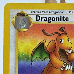 Dragonite - 19/62 - Fossil Set - Unlimited - Rare - Pokemon - WOTC - Played - Image 2