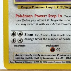 Dragonite - 19/62 - Fossil Set - Unlimited - Rare - Pokemon - WOTC - Played - Image 5