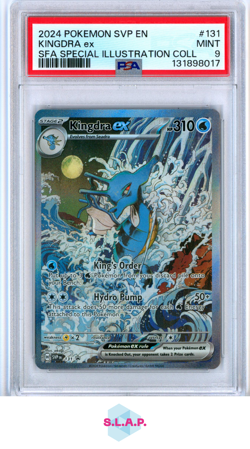KINGDRA EX SFA SPECI4L ILL COLL POKEMON SVP EN-SV BLCK STR PRM 2024 131 PSA 9 - Image 1