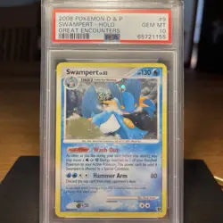 Pokemon Cards: Great Encounters Rare Holo: Swampert 9/106 PSA 10 - Image 2