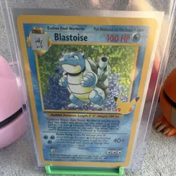 Pokemon TCG Blastoise Holo Rare Stage 2 100HP Base Set 2/102 40+ Attack EN - Image 3