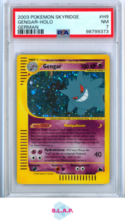 GENGAR POKEMON H9/H32 2003 SKYRIDGE FOIL GERMAN PSA 7 - Image 1