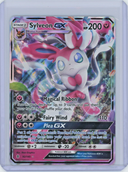 Sylveon GX 92/145 Pokemon Guardians Rising Sun & Moon Ultra Rare - Image 1