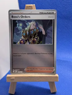 Pokemon TCG * Mega Evolution * 114/132 Boss's Orders REVERSE HOLO UNCOMMON * NM - Image 1