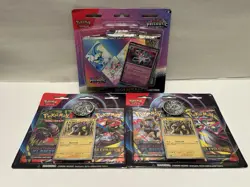 2 Pokemon Mega Evolution & Phantasmal Flames 1 Prismatic Evolutions Tech Sticker - Image 1