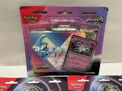 2 Pokemon Mega Evolution & Phantasmal Flames 1 Prismatic Evolutions Tech Sticker - Image 4