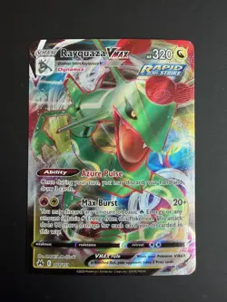 Pokemon Rayquaza VMAX 101/159 Crown Zenith Ultra Rare Full Art Holo English - Image 1