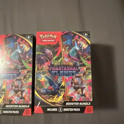 Pokemon TCG 3 Booster Bundle Lot Phantasmal Flames - Image 3
