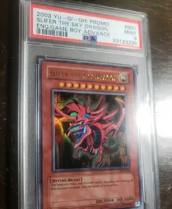 2003 Yu-Gi-Oh! Promo Slifer The Sky Dragon GBI-001 PSA 9 MINT ENG GBA YUGIOH - Image 2