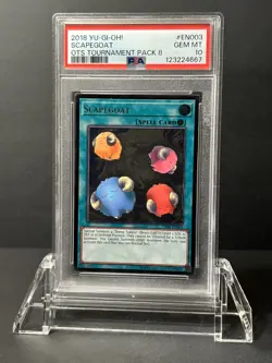 Yugioh Scapegoat OP08 - EN003 OTS 8 Ultimate Rare PSA 10 - Image 1