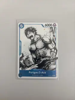 Portgas D Ace ST22-010 Alternate Art Ace & Newgate Deck One Piece English - Image 1