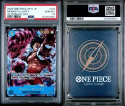 One Piece [OP-11] Monkey.D.Luffy OP11-118 Alternate Art - PSA 10 - Image 3