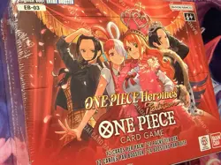 New Sealed One Piece Extra Booster Heroines Edition Box (EB-03) With Dash Pack - Image 1