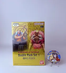 One Piece DP-01 Double Pack Set 1 OP-04 Kingdoms of Intrigue SEALED Display - Image 1