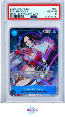 BOA HANCOCK ALTERNATE ART ONE PIECE OP07-500 YEARS IN THE FUTURE 2024 051 PSA 10 - Image 1