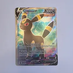 Pokemon Umbreon V Full Art Ultra Rare Holo Card Evolving Skies 200 HP - Image 1