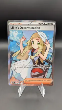 Lillie's Determination 169/132 - Mega Evolution - Pokemon Card - English - NM - Image 1