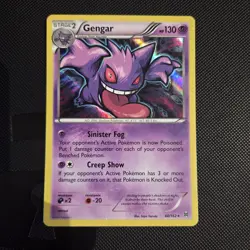 Pokemon Card - Gengar 60/162 Holo Rare XY Breakthrough - Image 1