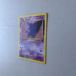 Pokemon Gengar TCG Card 20/62 Fossil Regular Unlimited Rare LP Condition - Image 2