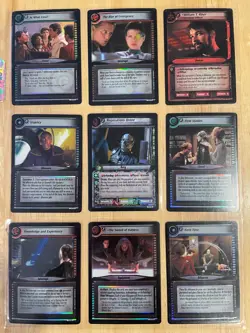 Star Trek CCG: Second Edition Reflections 2.0 - Nine Card Foil Lot - Image 1