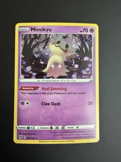 Pokemon Mimikyu 081/189 Miscellaneous Cards & Products Cosmos Holo English - Image 1