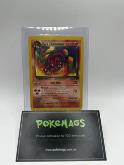 Dark Charmeleon 32/82 Team Rocket - W Gold Stamp Wizards Promo Pokemon Card mp - Image 1