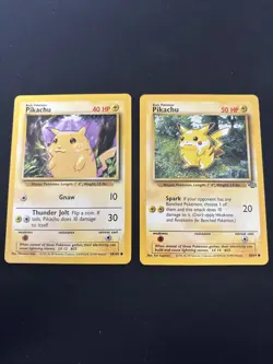 Pokemon TCG: Pikachu 2 Card Lot- Base And Jungle Unlimited - Image 2
