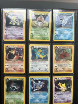 Complete Team Rocket Set 82/82 Pokemon Cards WOTC 1999 TCG Charizard Blastoise - Image 1