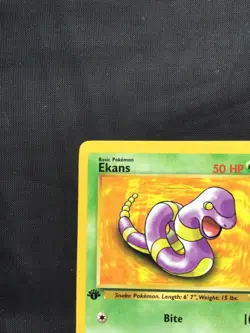 Pokemon Cards: Team Rocket 1st Edition Common: Ekans 56/82 - Image 2