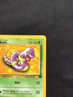Pokemon Cards: Team Rocket 1st Edition Common: Ekans 56/82 - Image 3