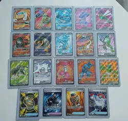 Pokemon TCG - 19 Ultra Rare Full Art Cards Bundle - Scarlet & Violet - Near Mint - Image 1