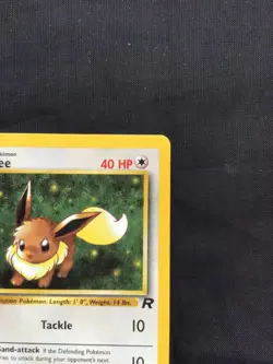 Pokemon Cards: Team Rocket 1st Edition Common: Eevee 55/82 - Image 3