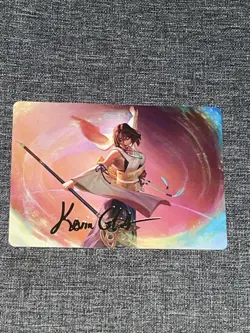 Yuna, Grand Summoner Art Series Card (Gold-Stamped) 22/53 Final Fantasy MTG 22 - Image 1