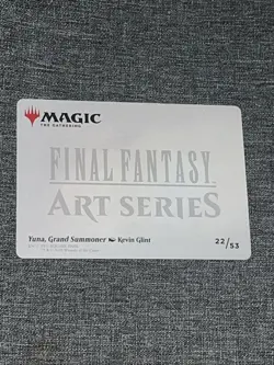 Yuna, Grand Summoner Art Series Card (Gold-Stamped) 22/53 Final Fantasy MTG 22 - Image 2