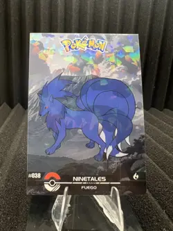 Ninetales #38 - Cracked Ice Holo - Crystal Dark Black 2025 - Pokemon Card - Image 1