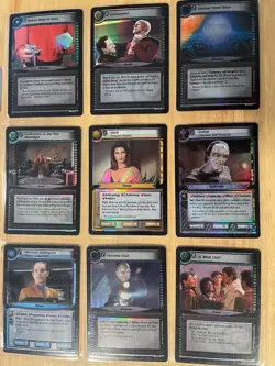 Star Trek CCG: Second Edition Reflections 2.0 - Nine Card Foil Lot - Image 1