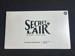 MTG Secret Lair Featuring: Deathburger Galaxy Foil Edition SEALED - Image 1