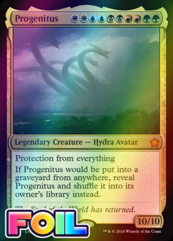 x1 Progenitus FDN Foundations MTG 244 FOIL MYTHIC M/NM 1x - Image 1