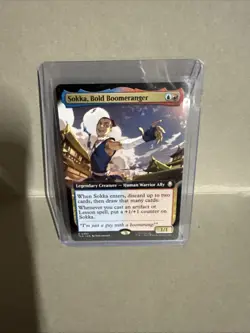 MTG - Sokka, Bold Boomeranger (Extended Art) Avatar: The Last Airbender Regular - Image 1