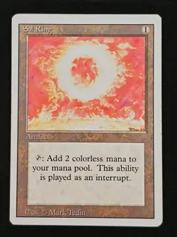Sol Ring Revised Edition Magic the Gathering MTG - Image 1